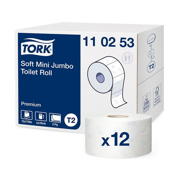 TORK Soft Mini Jumbo Toilet Roll Premium